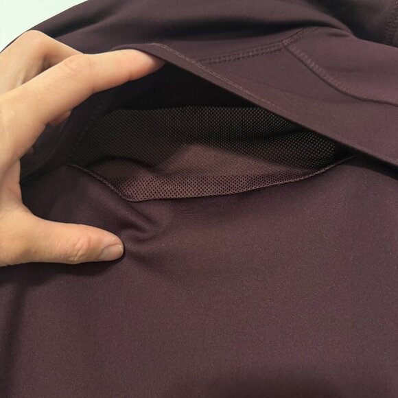 Apana Burgundy Full-Zip Athletic Jacket Size XS - Picture 7 of 9